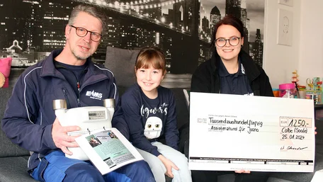 EMS unterstützt Aktion "Assistenzhund für Joana"