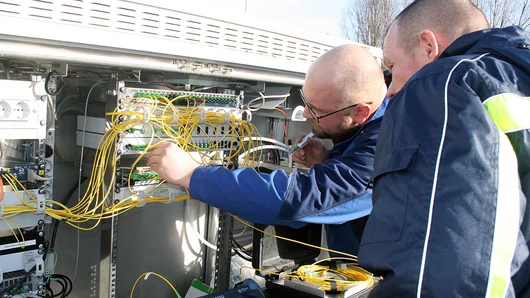 Glasfaserdirektverbindung jetzt in Betrieb Glasfaserdirektverbindung sichert Highspeed-Internet