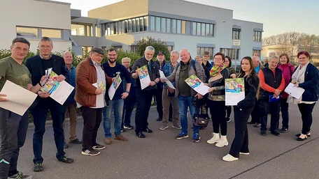 Beratung auf dem EMS-Gelände