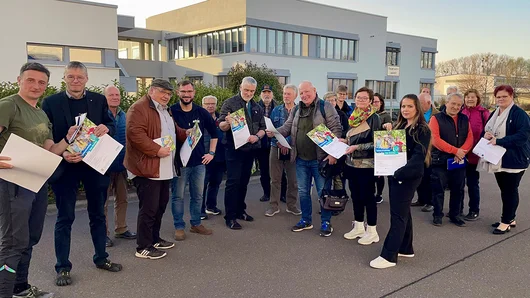 Beratung auf dem EMS-Gelände