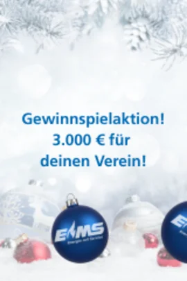Gewinnspielaktion EMS-Weihnachtsspende 2025