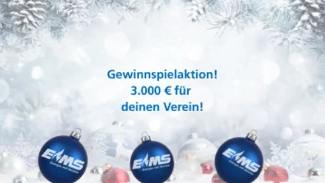 Gewinnspielaktion EMS-Weihnachtsspende 2025