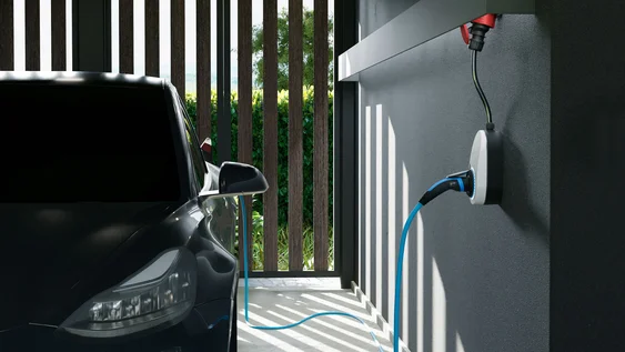 go-e Charger Gemini flex in der Garage