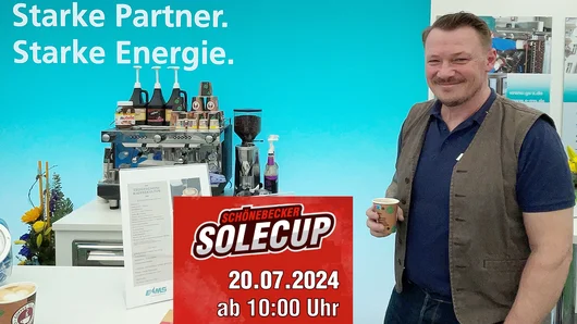 EMS-Barista beim Schönebecker SoleCup