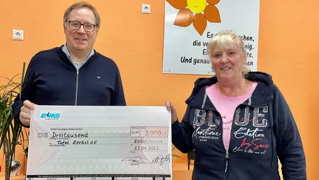 EMS unterstützt Zerbster Tafel