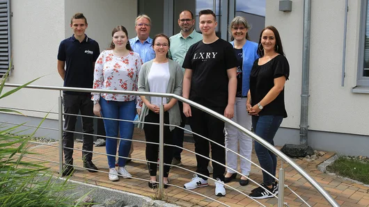 Azubibegrüßung bei der EMS