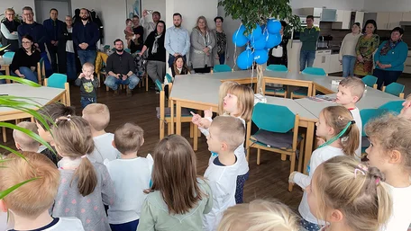 Tecihspatzen bei der EMS Kita-Kinder bei der EMS