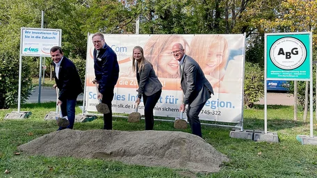 Baustart für Glasfaserausbau mit EMS in Barby